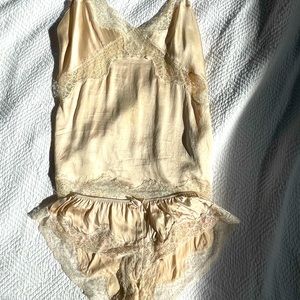 Agent Provocateur Silk Cami + Shorts Set Lingerie Set ‘Luna.’